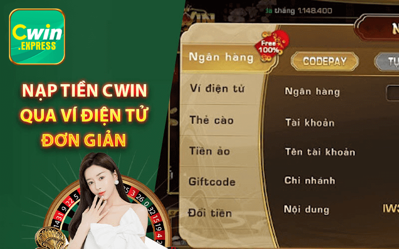 Nạp tiền CWIN đơn giản thông qua ứng dụng ví điện tử Momo